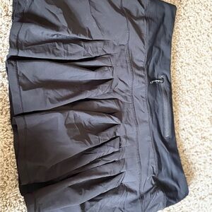 Lululemon Black Tennis/Pickleball Skort 12 Tall